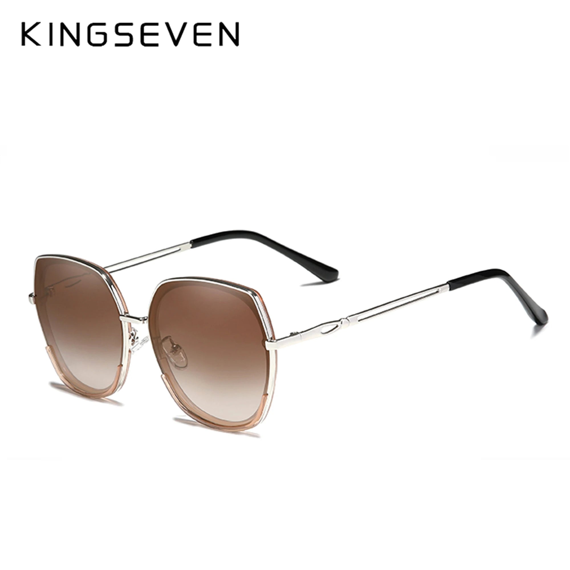 Chic Women's Gradient Polarized Sunglasses - Luxury Design for Elegant Style