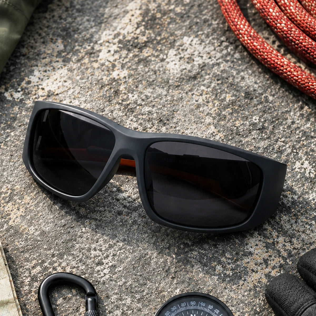 Sport Outdoor Rectangle Polarized Driving Fishing UV400 Sunglasses for Women & Men