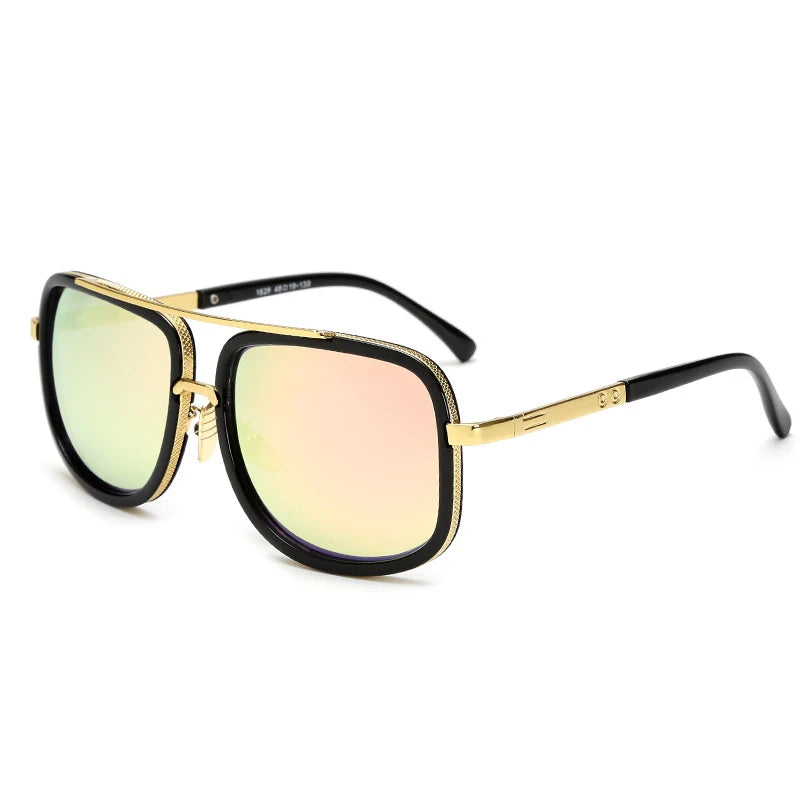 Stylish Retro Square Sunglasses for Men and Women - High-Quality Fashion Eyewear
