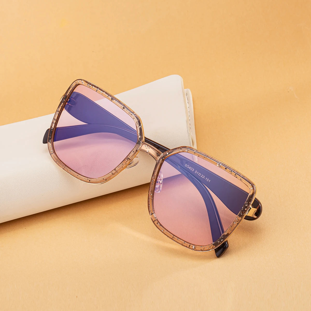 Designer Oversized Soft Square UV400 Sunglasses for Women