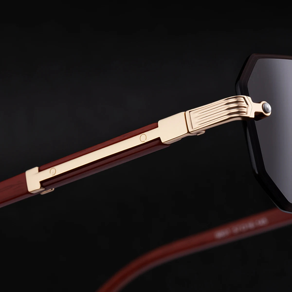  Designer Rimless Diamond Cut Lens Rectangle UV400 Sunglasses for Men