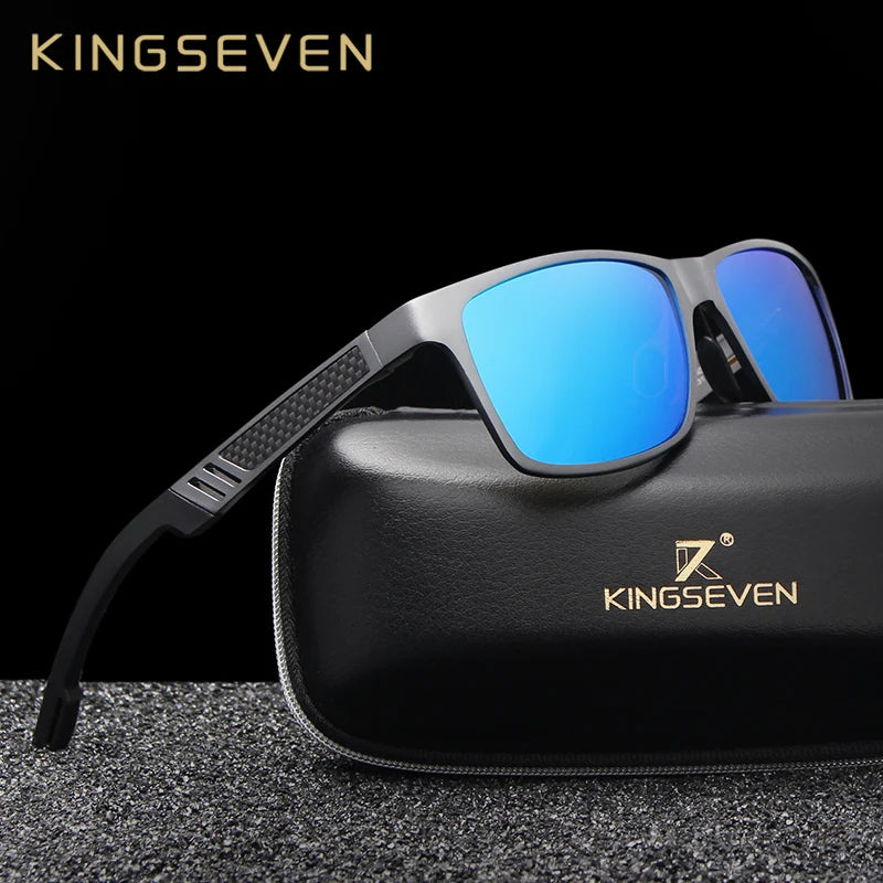 Elevate Your Style with Men's Polarized Aluminum Sunglasses - Perfect for Driving and Outdoor Adventures!