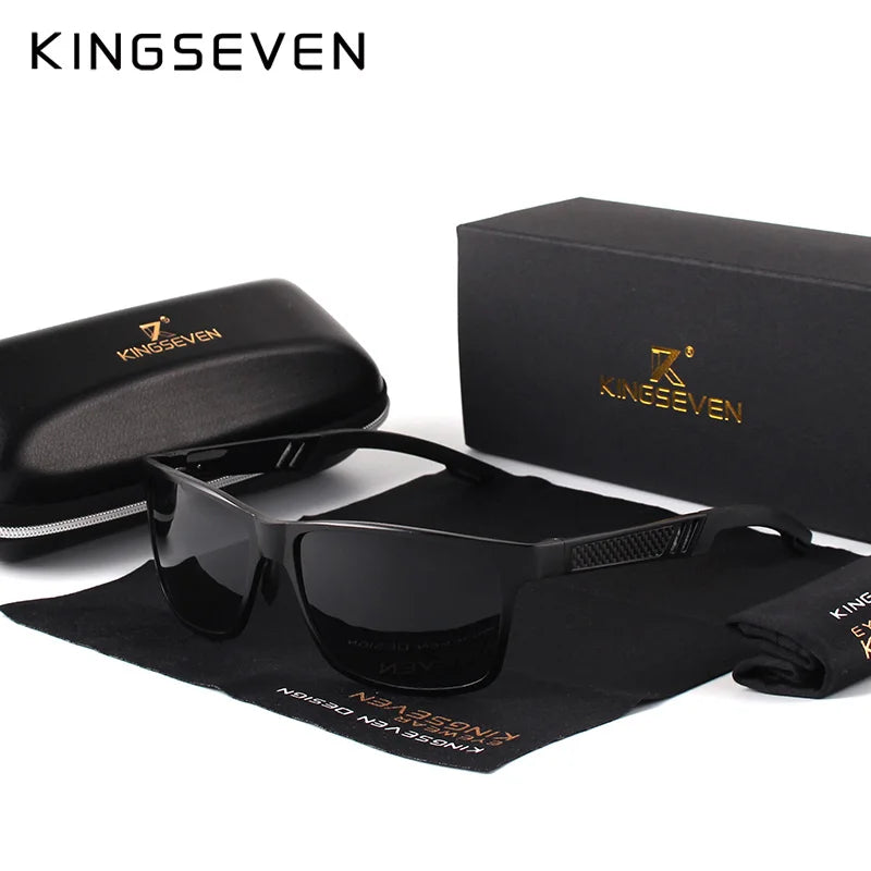 Elevate Your Style with Men's Polarized Aluminum Sunglasses - Perfect for Driving and Outdoor Adventures!
