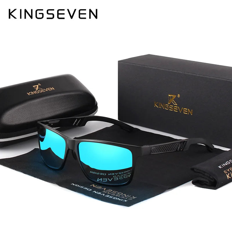 Elevate Your Style with Men's Polarized Aluminum Sunglasses - Perfect for Driving and Outdoor Adventures!