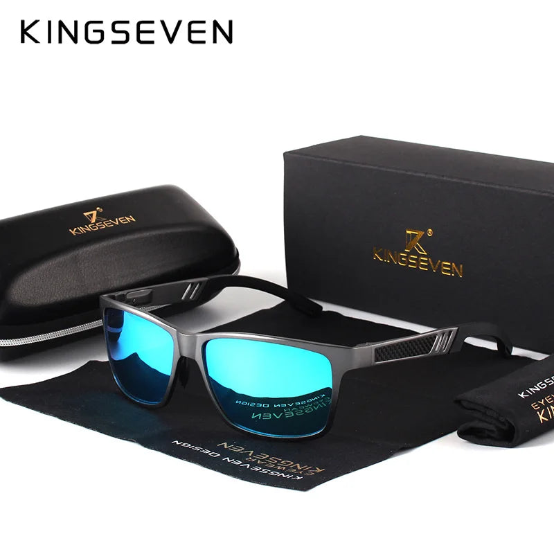 Elevate Your Style with Men's Polarized Aluminum Sunglasses - Perfect for Driving and Outdoor Adventures!