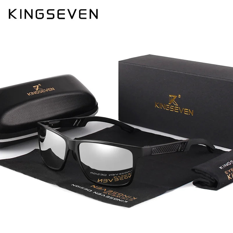 Elevate Your Style with Men's Polarized Aluminum Sunglasses - Perfect for Driving and Outdoor Adventures!