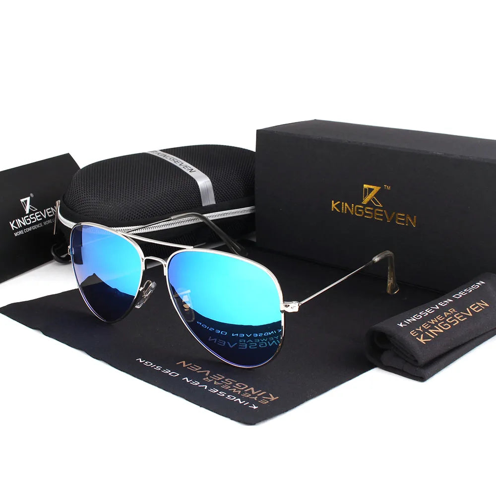 Elevate Your Style with KINGSEVEN 58Mm Retro Classic Polarized Sunglasses for Women - Fashion-Forward Sun Protection