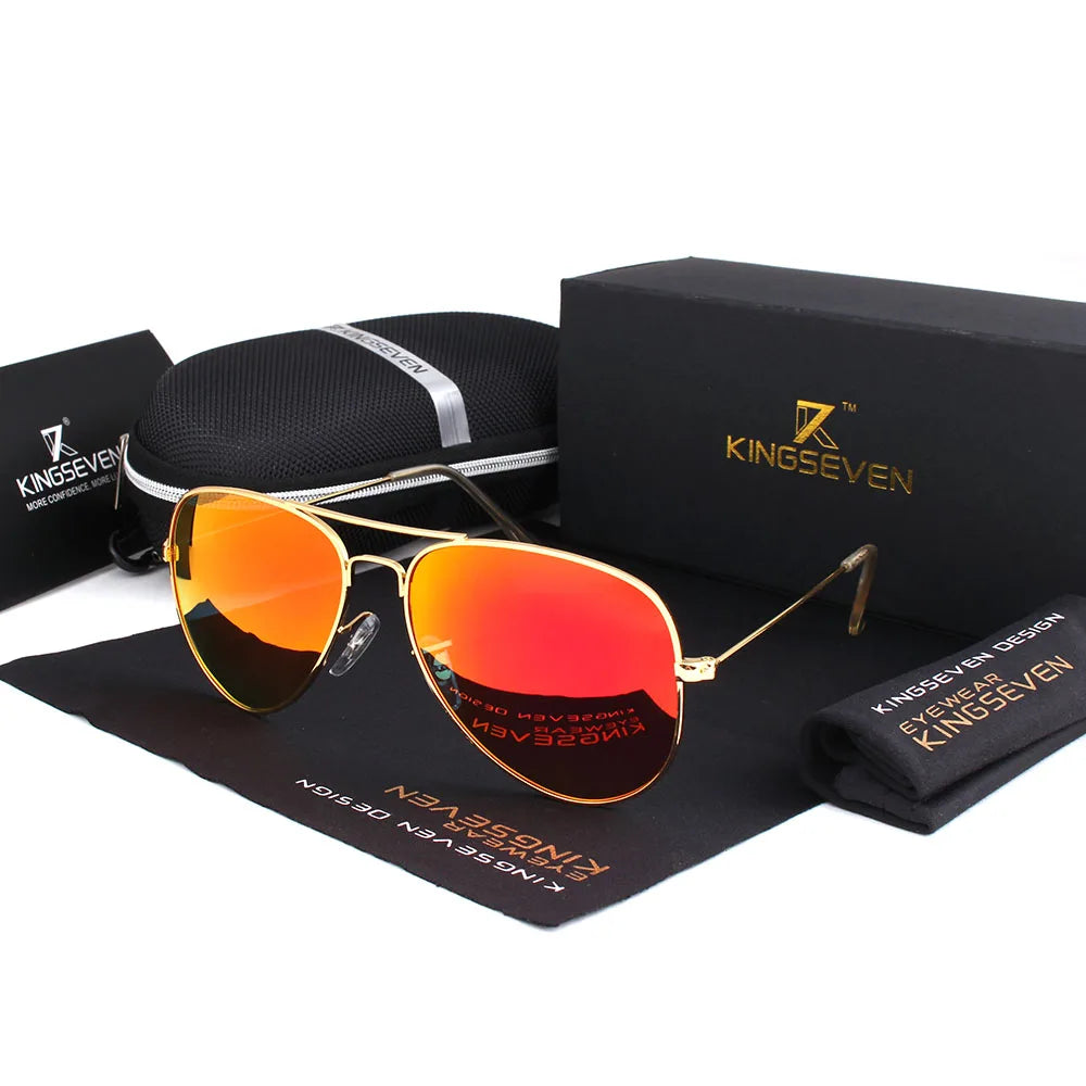 Elevate Your Style with KINGSEVEN 58Mm Retro Classic Polarized Sunglasses for Women - Fashion-Forward Sun Protection