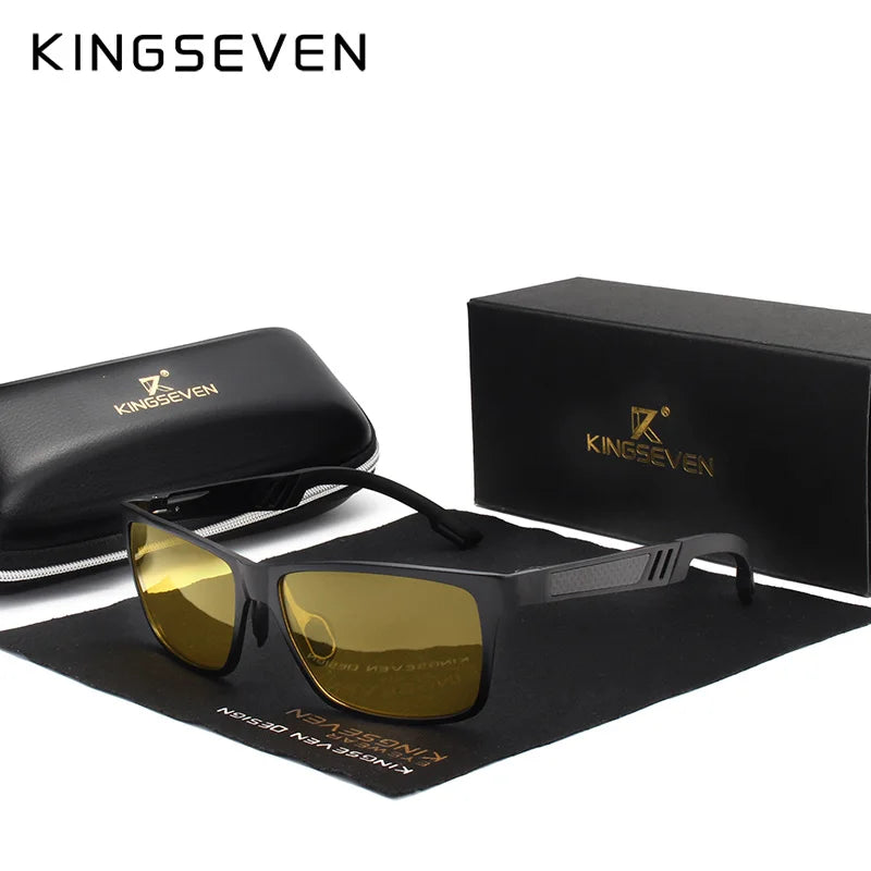 Elevate Your Style with Men's Polarized Aluminum Sunglasses - Perfect for Driving and Outdoor Adventures!