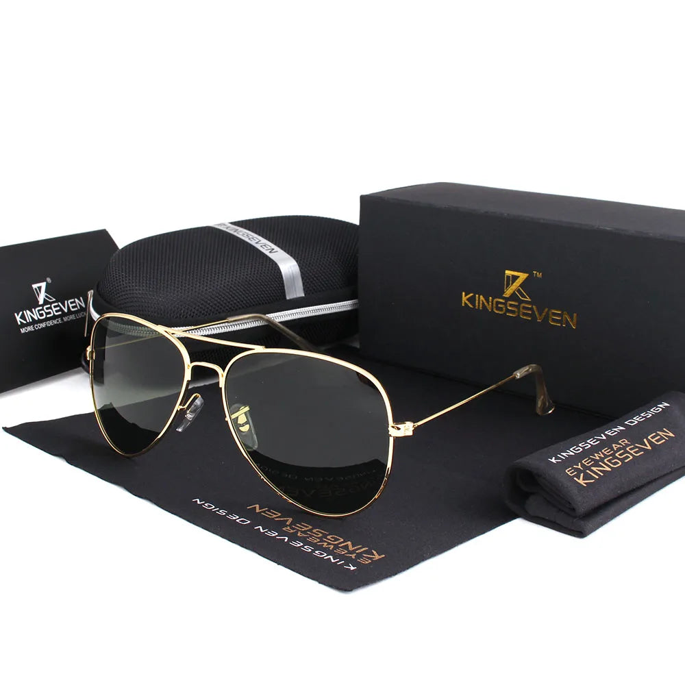 Elevate Your Style with KINGSEVEN 58Mm Retro Classic Polarized Sunglasses for Women - Fashion-Forward Sun Protection