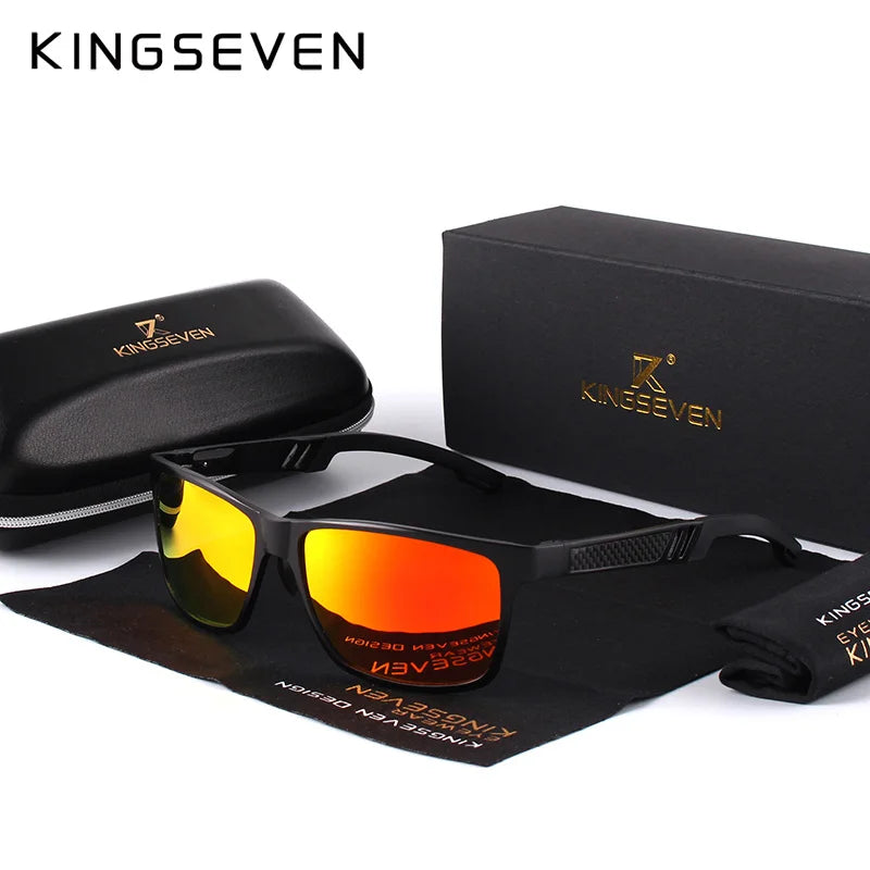 Elevate Your Style with Men's Polarized Aluminum Sunglasses - Perfect for Driving and Outdoor Adventures!