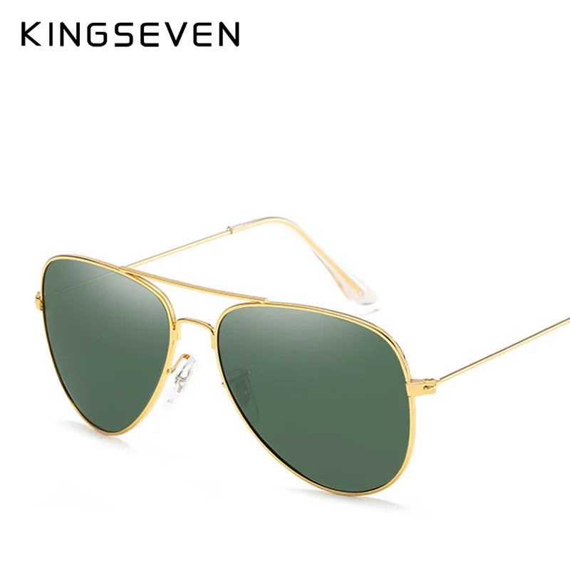 Elevate Your Style with KINGSEVEN 58Mm Retro Classic Polarized Sunglasses for Women - Fashion-Forward Sun Protection