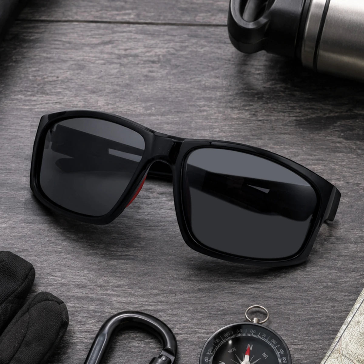 Sport Outdoor Square Polarized Fishing UV400 Sunglasses for Women & Men 