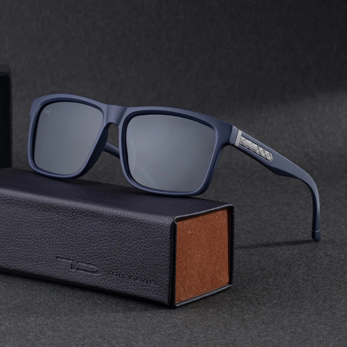 Square Frame Polarized Driving UV400 Protection Sunglasses for Men