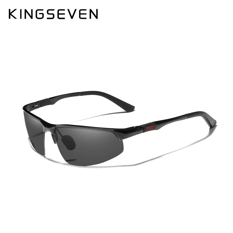 Experience Ultimate Clarity with Our Polarized Aluminum Sunglasses for Men - Stylish Blue Mirror Lenses for Outdoor Adventures