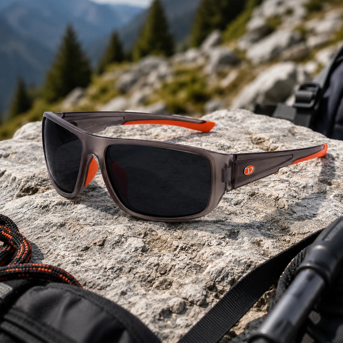 Fashion Sport Outdoor Wraparound Rectangle Polarized UV400 Glasses Sunglasses for Women & Men