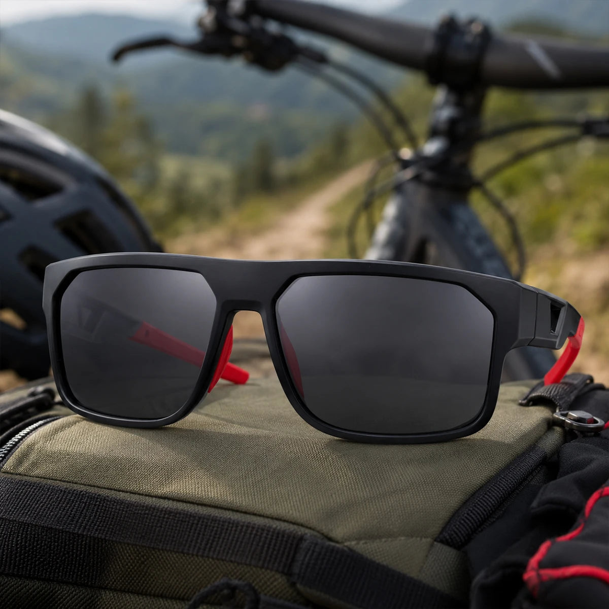 Sport Outdoor Square Polarized UV400 Shades Sunglasses for Women & Men 