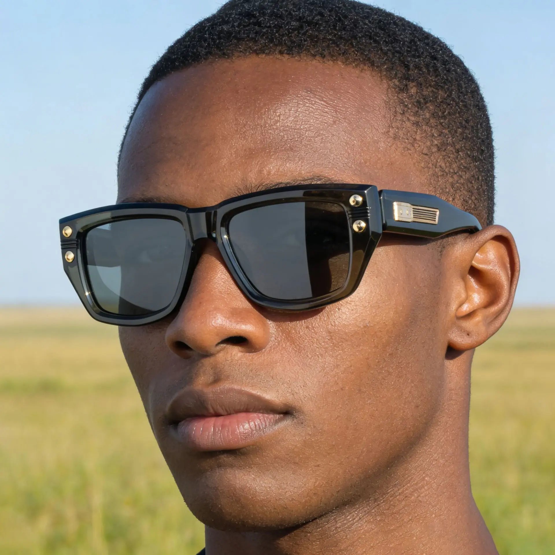  Designer Square Polarized Driving Fishing UV400 Protection Sunglasses for Men