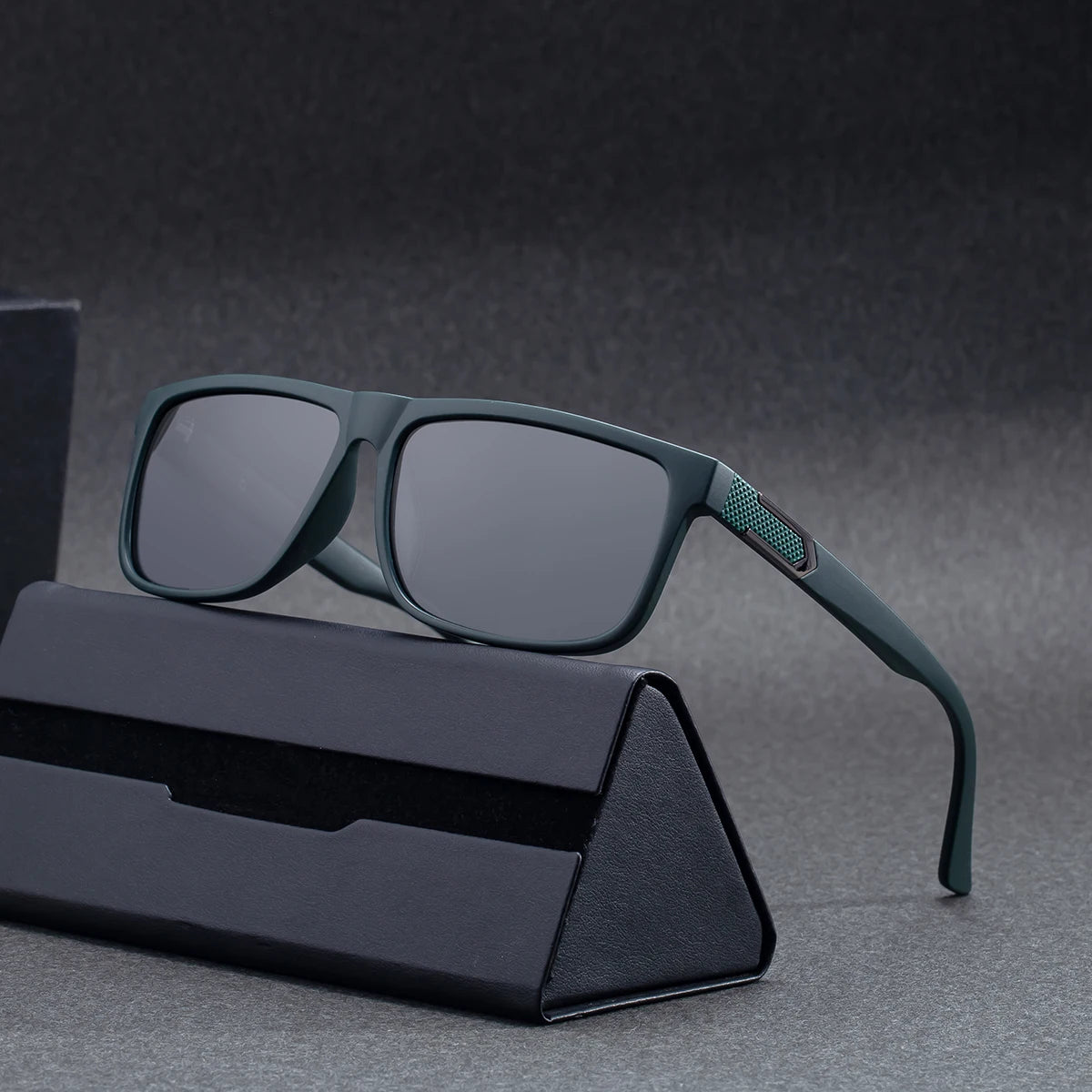 Square Polarized Fishing Driving UV400 Protection Sunglasses for Men