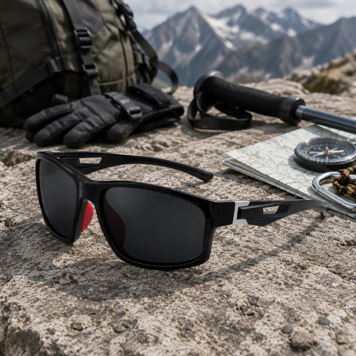 Sport Outdoor Square Polarized Fishing UV400 Sunglasses for Women & Men 