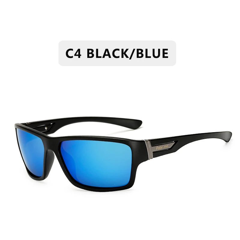 Elevate Your Style with Polarized Rectangle Sunglasses for Men - Perfect for Driving and Casual Wear!