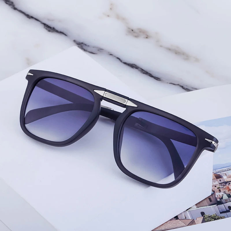  Designer Square Folding UV400 Protection Sunglasses for Men