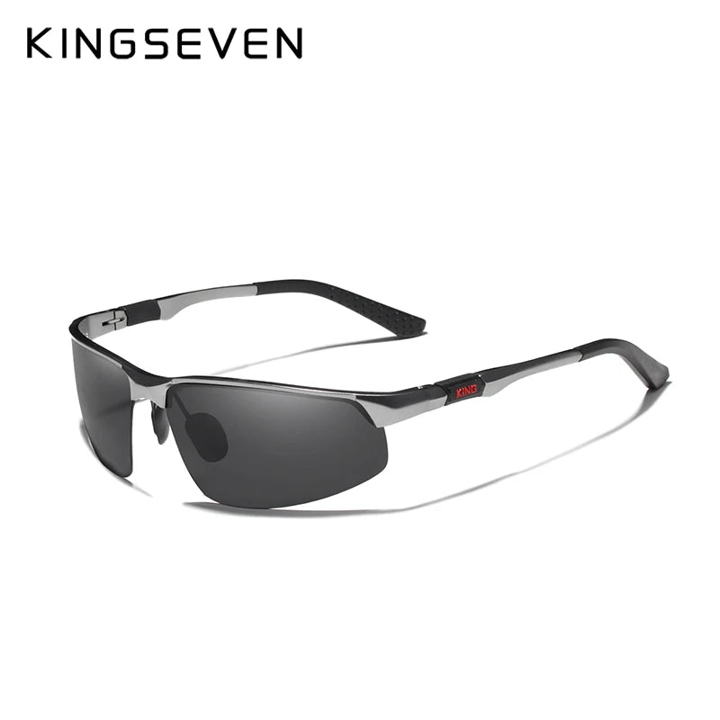 Experience Ultimate Clarity with Our Polarized Aluminum Sunglasses for Men - Stylish Blue Mirror Lenses for Outdoor Adventures