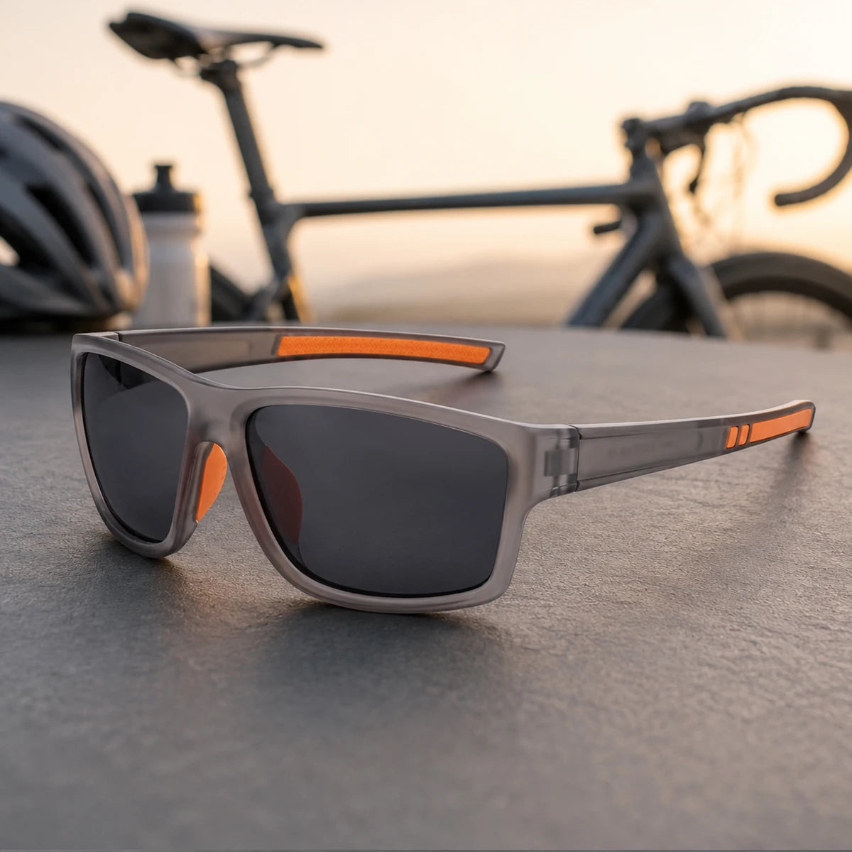  Sport Outdoor Square Polarized Cycling Driving UV400 Sunglasses for Women & Men 