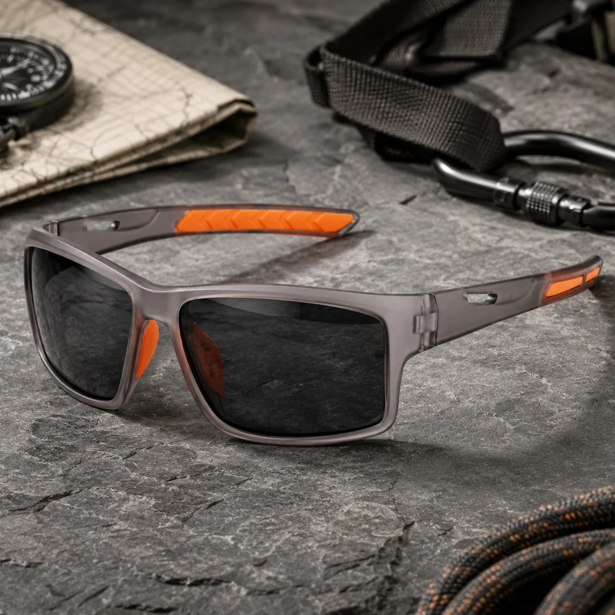 Sport Outdoor Rectangle Polarized UV400 Sunglasses for Women & Men 