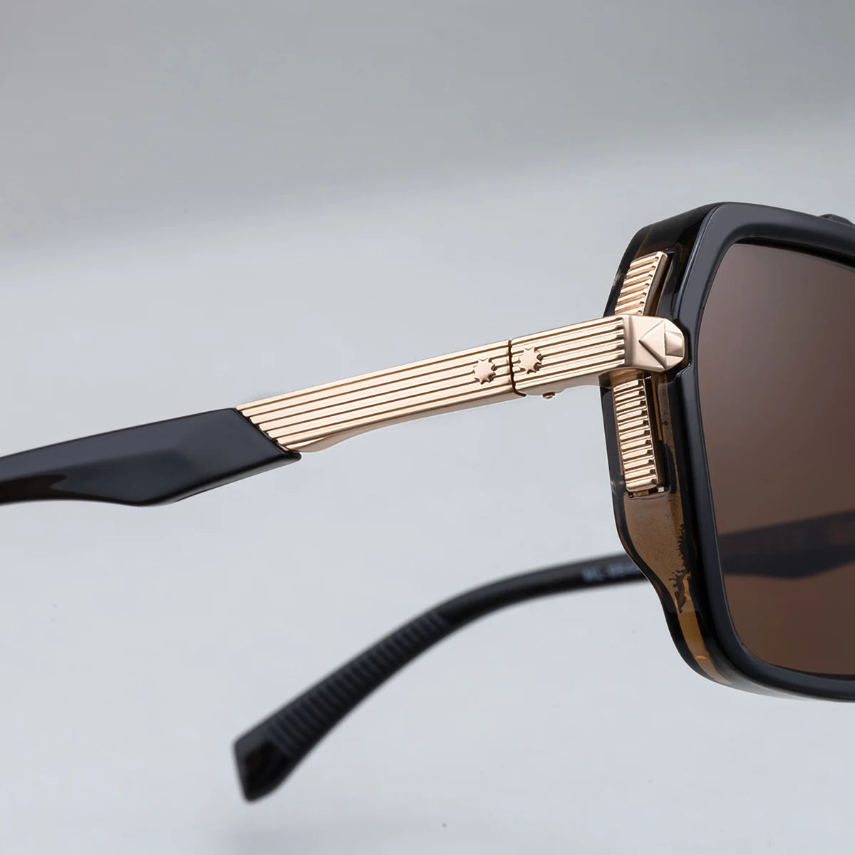 Designer Polygonal Double Bridge UV400 Protection Sunglasses for Men