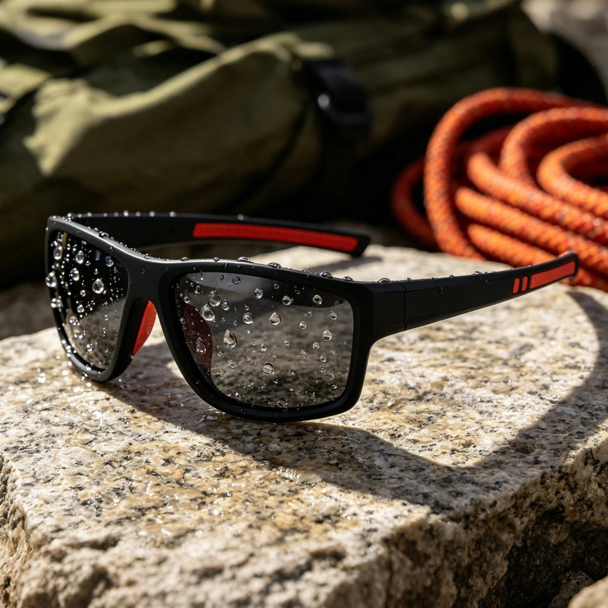  Sport Outdoor Square Polarized Cycling Driving UV400 Sunglasses for Women & Men 
