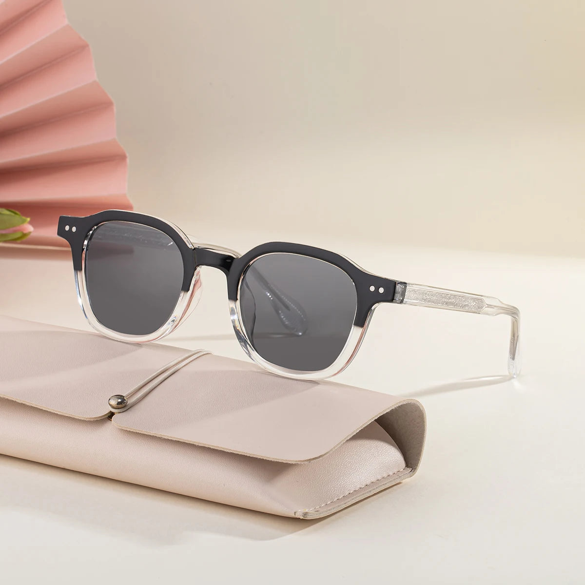 Designer PC Frame Soft Square UV400 Protection Sunglasses for Women & Men 