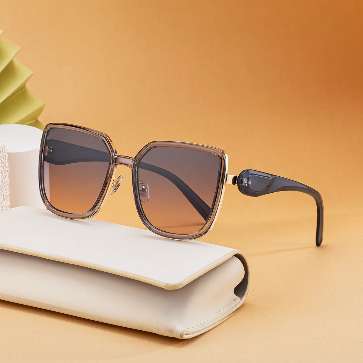 Designer Oversized Soft Square UV400 Sunglasses for Women