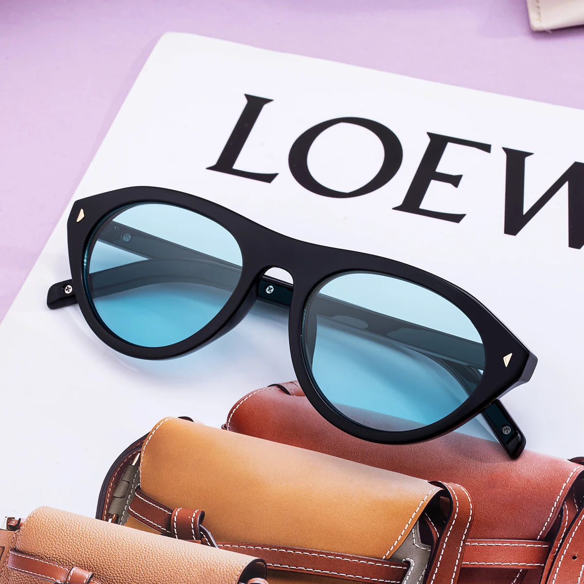  Designer Cat Eye PC Frame UV400 Protection Sunglasses for Women