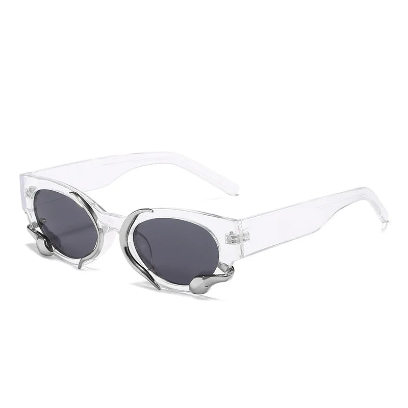 Designer Personality Snake UV400 Protection Sunglasses for Women 