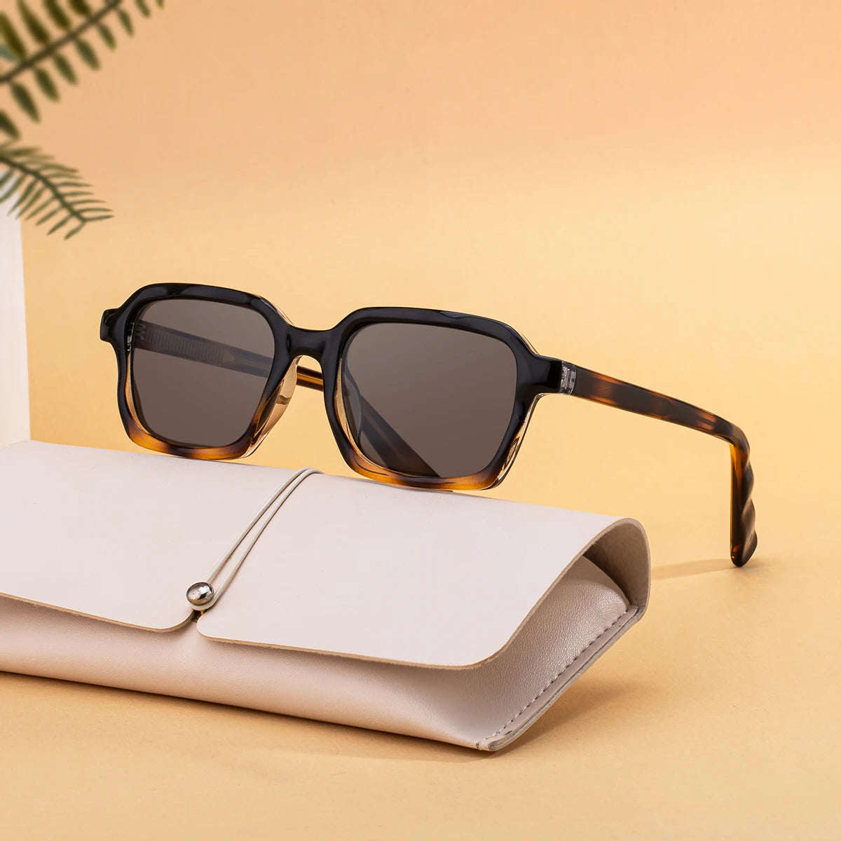 Designer Rectangle Pin-In Temples UV400 Sunglasses for Women & Men