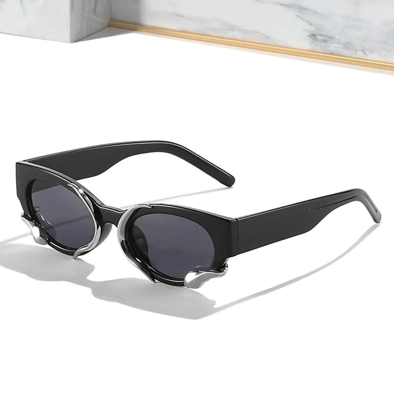 Designer Personality Snake UV400 Protection Sunglasses for Women 