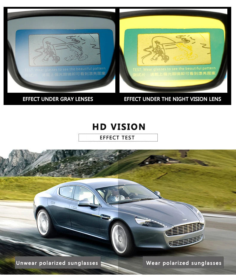 Elevate Your Style with Polarized Rectangle Sunglasses for Men - Perfect for Driving and Casual Wear!