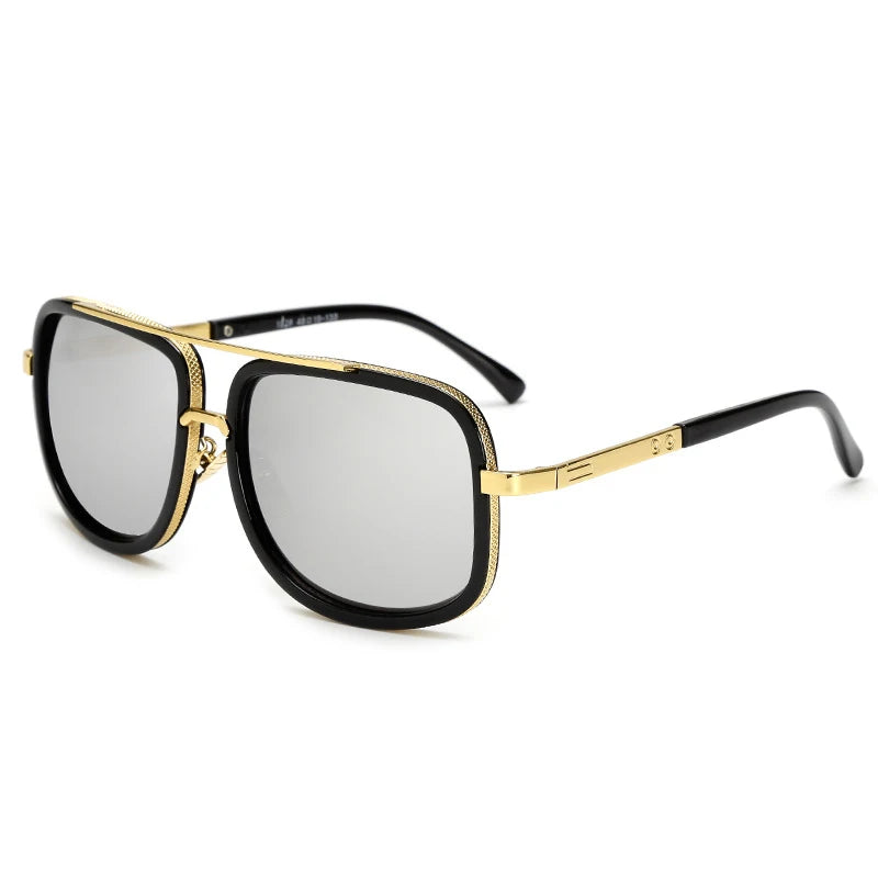 Stylish Retro Square Sunglasses for Men and Women - High-Quality Fashion Eyewear