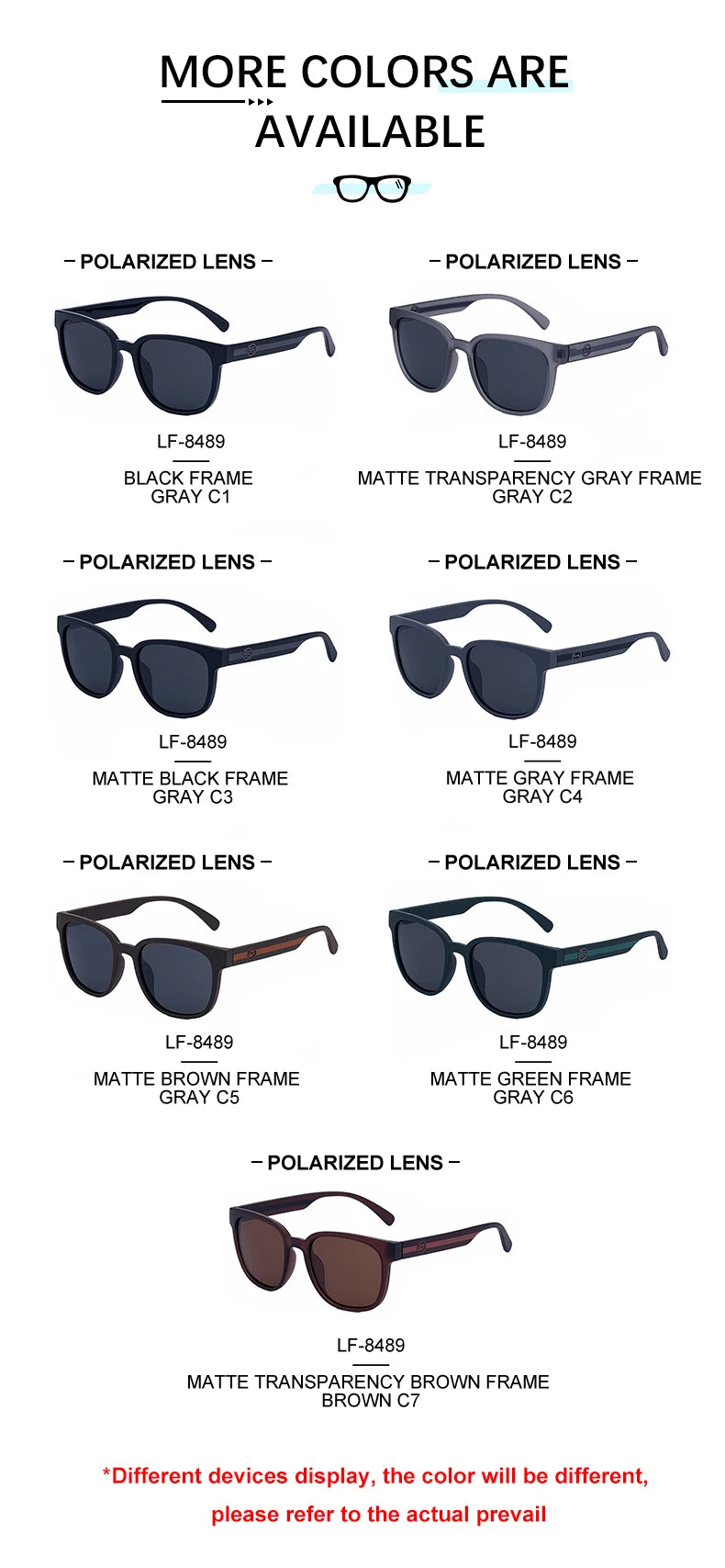 Designer Square Polarized Driving UV400 Sunglasses for Men 