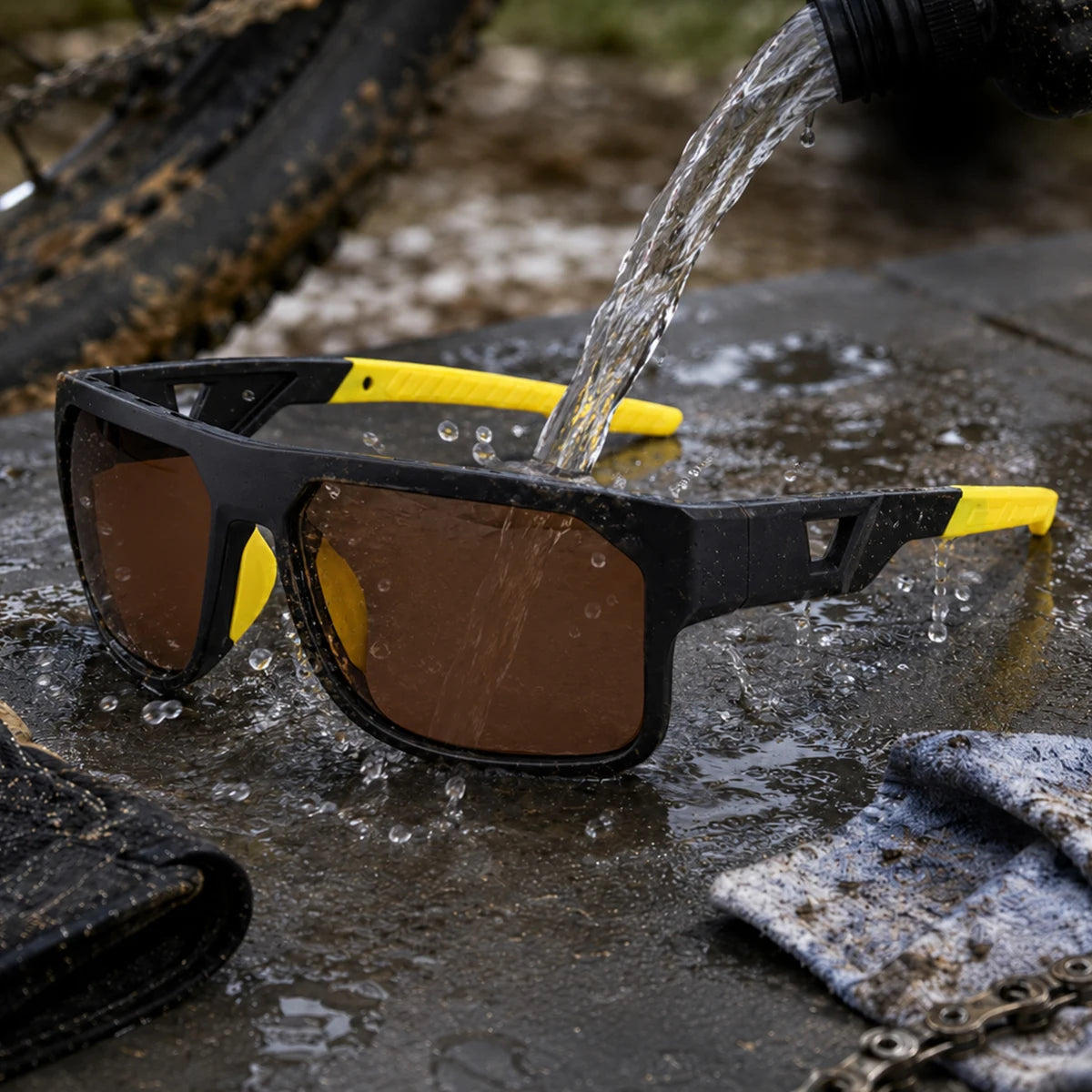 Sport Outdoor Square Polarized UV400 Shades Sunglasses for Women & Men 