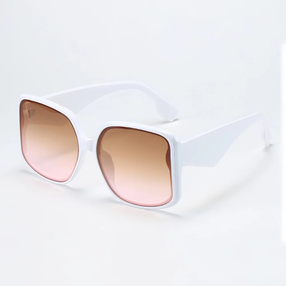 Elevate Your Style with the 2025 Women's Oversized Gradient Sunglasses - Unique Double Frame Design & UV400 Protection