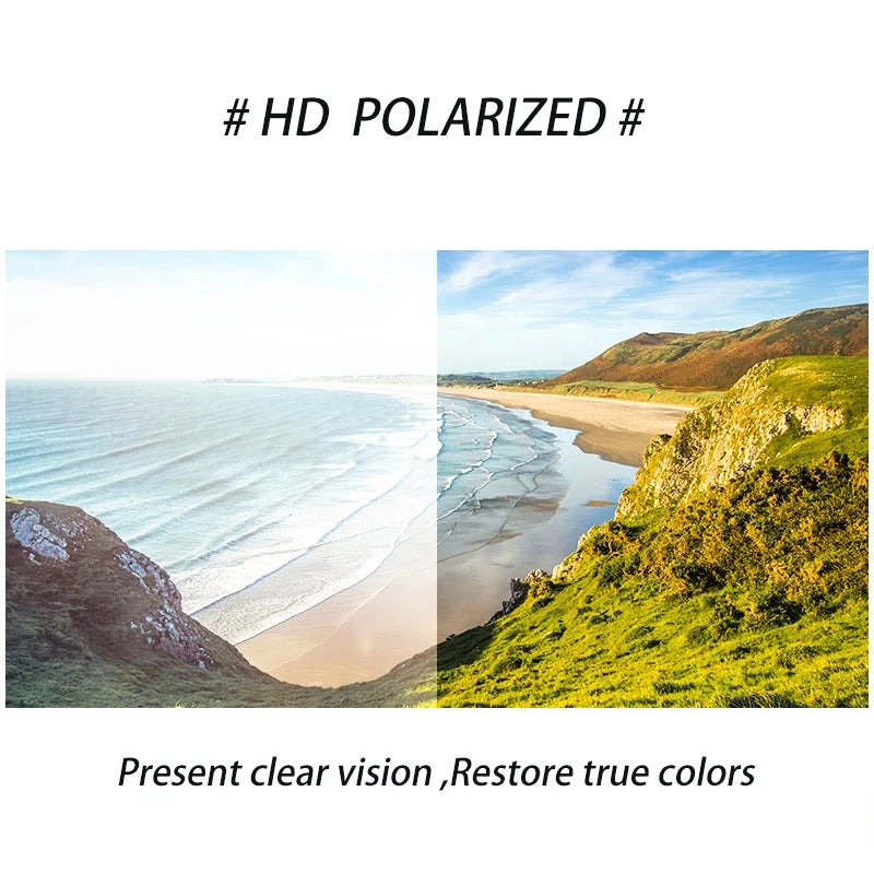 Elevate Your Style with Our Men's Sports Polarized Sunglasses - UV400 Protection for Ultimate Eye Comfort