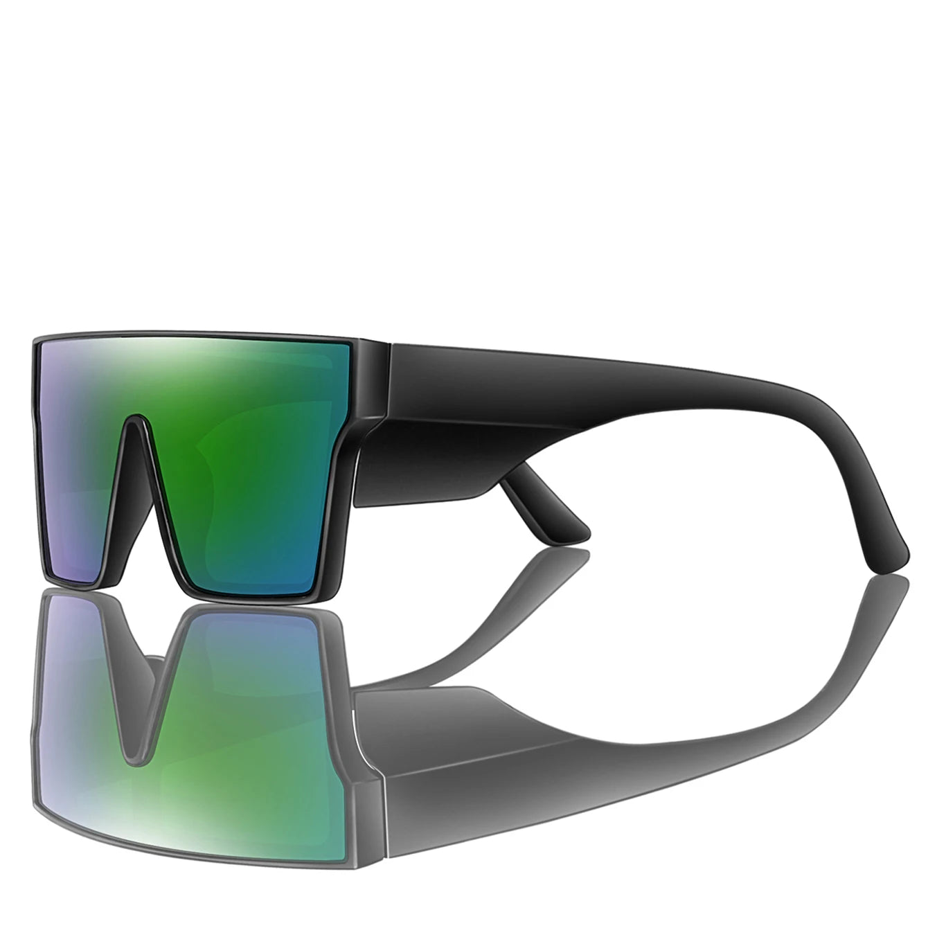 Elevate Your Outdoor Adventures with Colorful UV400 Big Frame Sunglasses for Men and Women - Perfect for Cycling, Hiking, Running, and Driving!
