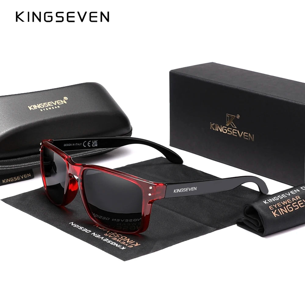 Elevate Your Outdoor Style with Retro TR90 Polarized Square Sunglasses - Unisex Carbon Fiber Pattern for Ultimate Protection