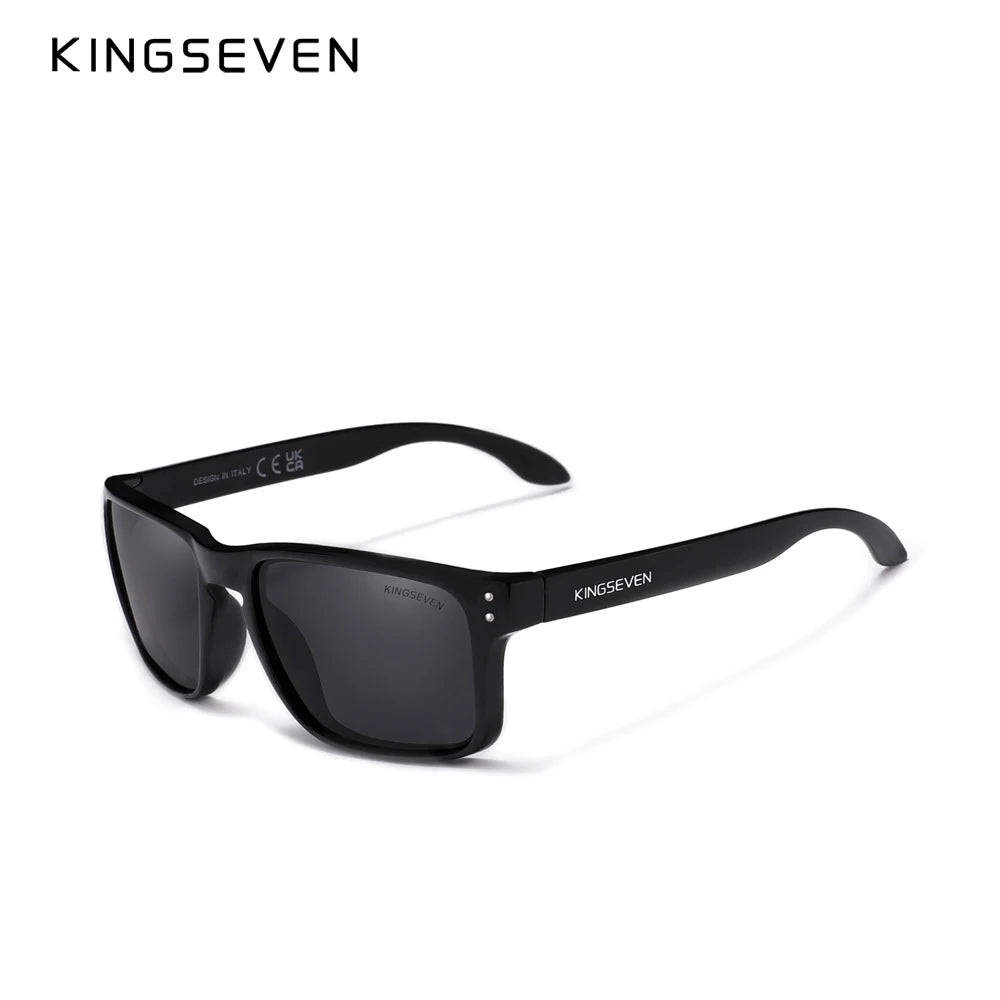 Elevate Your Outdoor Style with Retro TR90 Polarized Square Sunglasses - Unisex Carbon Fiber Pattern for Ultimate Protection