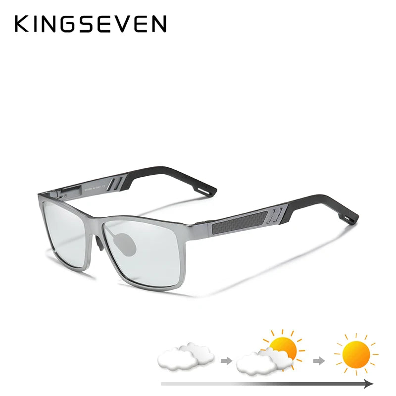 Elevate Your Style with Men's Polarized Aluminum Sunglasses - Perfect for Driving and Outdoor Adventures!