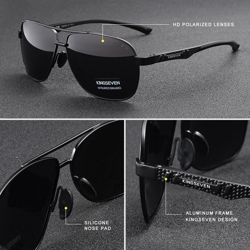 Elevate Your Style with Polarized Aluminum UV400 Sunglasses for Men and Women