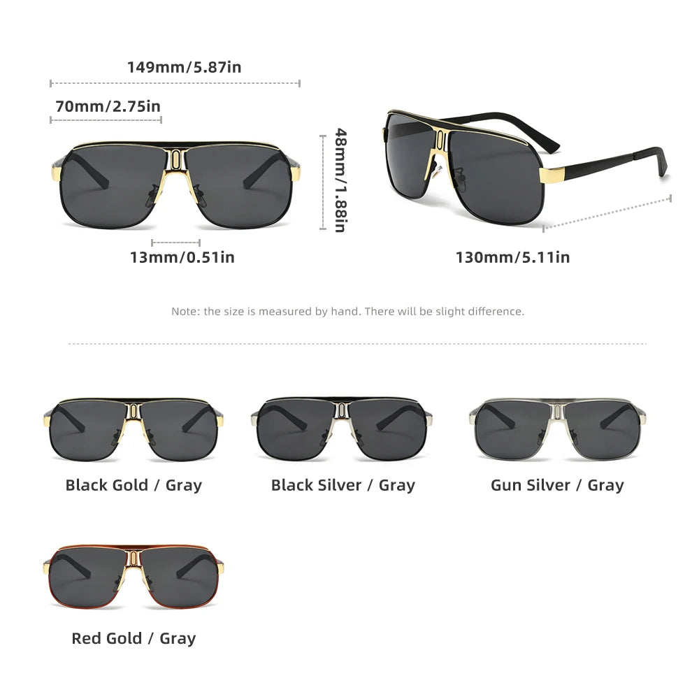 Elevate Your Style with Our Polarized Luxury Sunglasses for Men - Perfect for Driving and Outdoor Adventures!