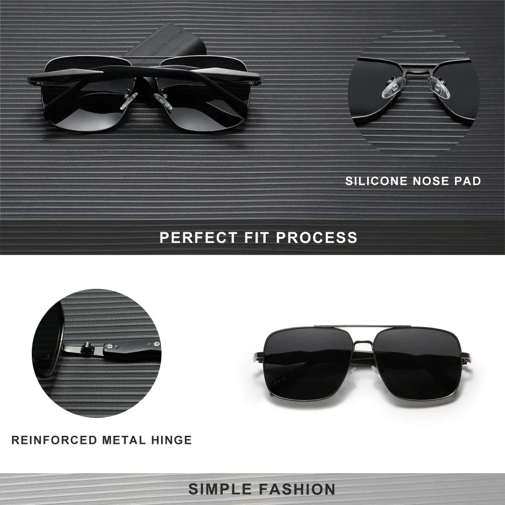 Stylish Polarized Sunglasses for Men and Women - Perfect for Driving, Fishing, and Beach Days!